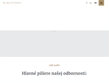 Tablet Screenshot of krivak.sk